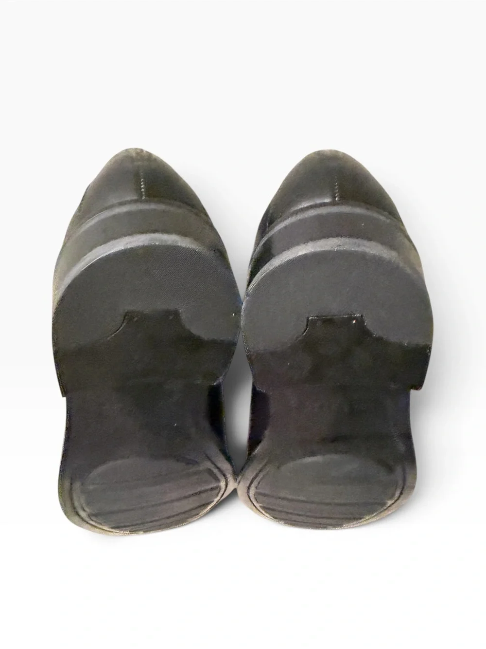 Cole Haan Black Leather Cap-Toe Derby Shoes, like new, SZ12